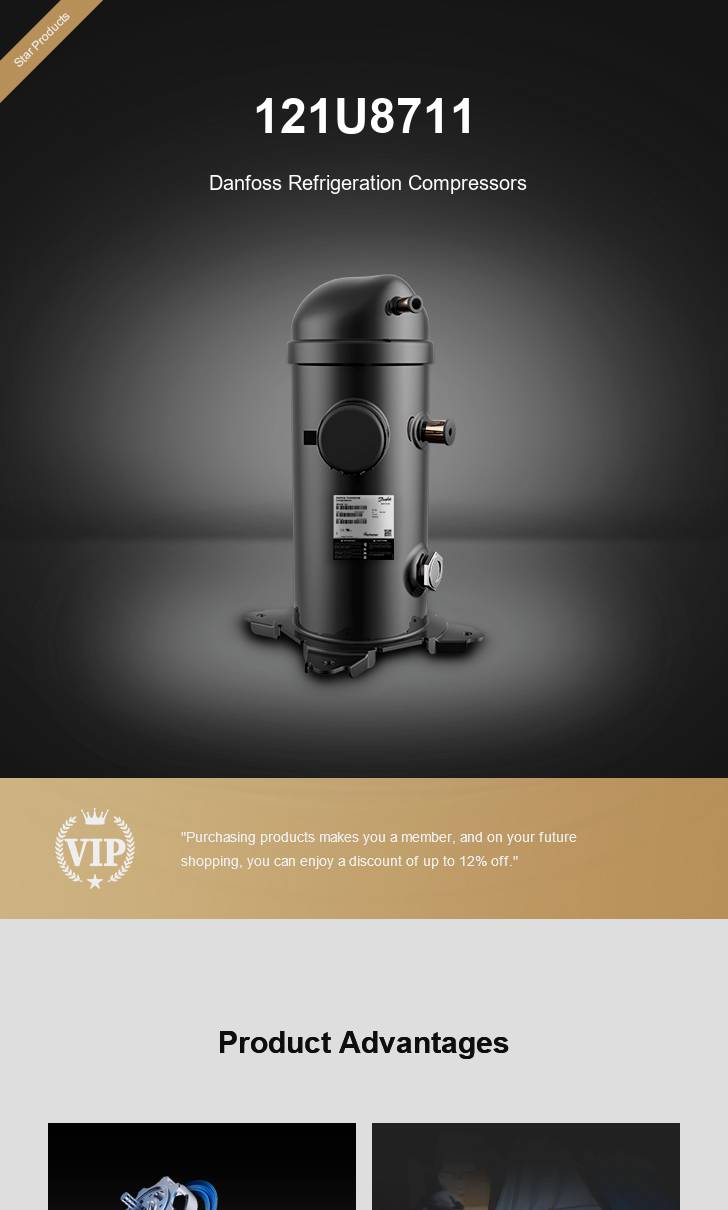 Danfoss Compressor 121U8711, technical parameters pdf, structure diagram
